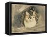 Cat-Gwen John-Framed Stretched Canvas