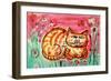 Cat-Brenda Brin Booker-Framed Giclee Print