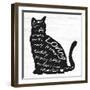 Cat-ALI Chris-Framed Giclee Print