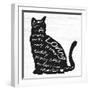 Cat-ALI Chris-Framed Giclee Print