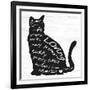 Cat-ALI Chris-Framed Giclee Print