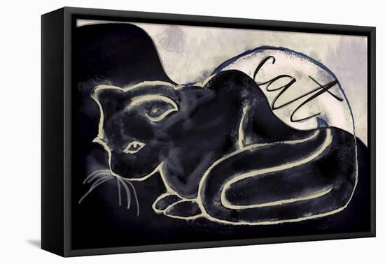 Cat-Mindy Sommers-Framed Stretched Canvas