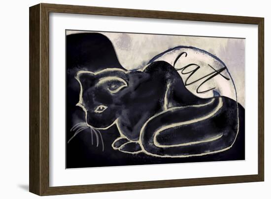 Cat-Mindy Sommers-Framed Giclee Print