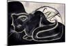 Cat-Mindy Sommers-Mounted Giclee Print