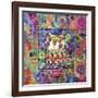 Cat-Oxana Zaika-Framed Giclee Print