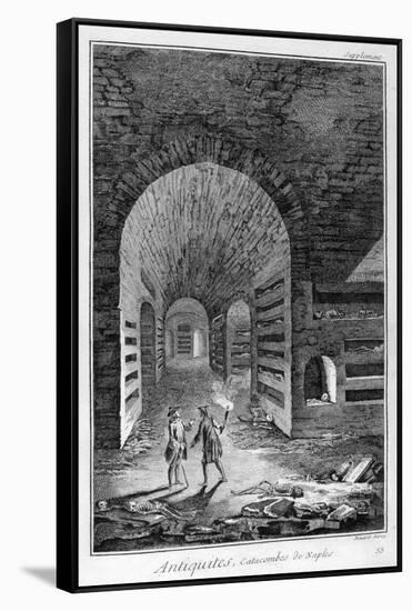 Catacombs of Naples, 1751-1777-Bernard-Framed Stretched Canvas