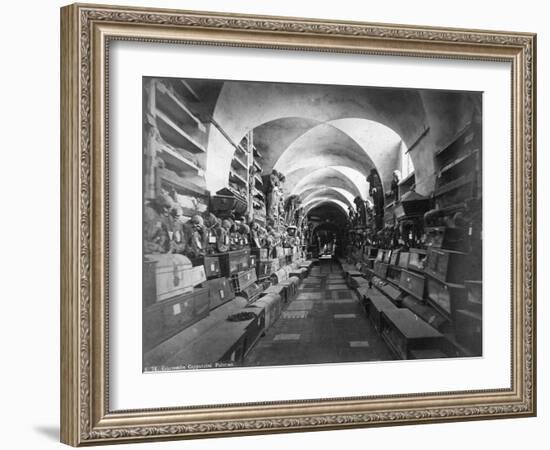 Catacombs of the Capuchins, Palermo, Italy, C1910S-null-Framed Giclee Print