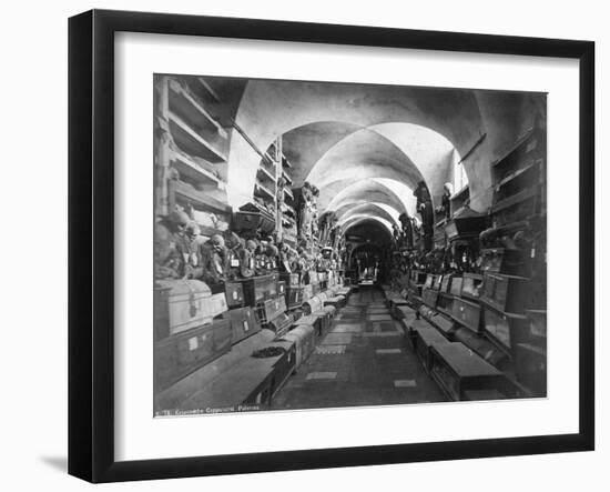 Catacombs of the Capuchins, Palermo, Italy, C1910S-null-Framed Giclee Print