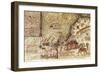 Catalan Atlas of Charles V of France, Attributed to Abraham and Jafuda Cresques Mallorca, 1375-null-Framed Giclee Print