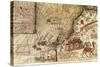 Catalan Atlas of Charles V of France, Attributed to Abraham and Jafuda Cresques Mallorca, 1375-null-Stretched Canvas