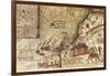 Catalan Atlas of Charles V of France, Attributed to Abraham and Jafuda Cresques Mallorca, 1375-null-Framed Giclee Print