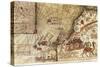 Catalan Atlas of Charles V of France, Attributed to Abraham and Jafuda Cresques Mallorca, 1375-null-Stretched Canvas