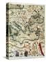 Catalan Atlas-Jafuda and Abraham Cresques-Stretched Canvas