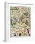 Catalan Atlas-Jafuda and Abraham Cresques-Framed Art Print