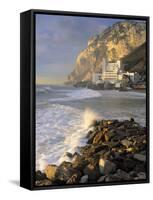 Catalan Bay, Gibraltar-Doug Pearson-Framed Stretched Canvas