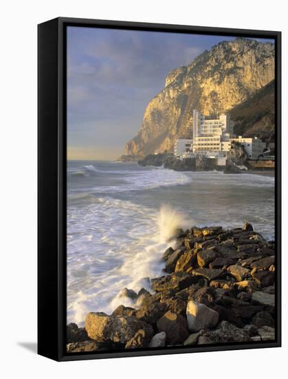 Catalan Bay, Gibraltar-Doug Pearson-Framed Stretched Canvas