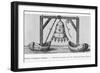 Catalan Diving Bell, from Journal Des Scavans (Journal Des Savants), 1678-null-Framed Giclee Print