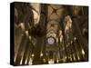 Catalan Gothic Church of Santa Maria Del Mar, Barcelona, Catalonia, Spain, Europe-Carlo Morucchio-Stretched Canvas