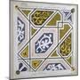 Catalan Modernism. Original Desing of Tile for the Decoration of the Guell Palace. Artist Antoni…-null-Mounted Giclee Print