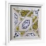 Catalan Modernism. Original Desing of Tile for the Decoration of the Guell Palace. Artist Antoni…-null-Framed Giclee Print