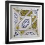 Catalan Modernism. Original Desing of Tile for the Decoration of the Guell Palace. Artist Antoni…-null-Framed Giclee Print