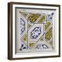 Catalan Modernism. Original Desing of Tile for the Decoration of the Guell Palace. Artist Antoni…-null-Framed Premium Giclee Print