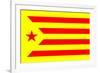 Catalan Nationalist Flag-tony4urban-Framed Art Print