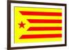 Catalan Nationalist Flag-tony4urban-Framed Art Print