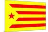 Catalan Nationalist Flag-tony4urban-Mounted Art Print