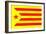 Catalan Nationalist Flag-tony4urban-Framed Art Print