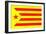 Catalan Nationalist Flag-tony4urban-Framed Art Print