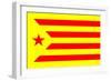 Catalan Nationalist Flag-tony4urban-Framed Art Print