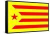 Catalan Nationalist Flag-tony4urban-Framed Stretched Canvas