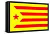 Catalan Nationalist Flag-tony4urban-Framed Stretched Canvas