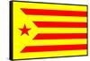 Catalan Nationalist Flag-tony4urban-Framed Stretched Canvas