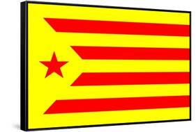 Catalan Nationalist Flag-tony4urban-Framed Stretched Canvas