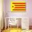 Catalan Nationalist Flag-tony4urban-Art Print displayed on a wall