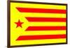 Catalan Nationalist Flag-tony4urban-Framed Art Print