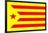 Catalan Nationalist Flag-tony4urban-Framed Art Print