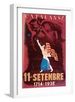 Catalans - September 11, 1714 - 1938-null-Framed Art Print