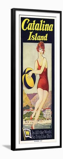 Catalina, Beach Ball, 1927-null-Framed Art Print