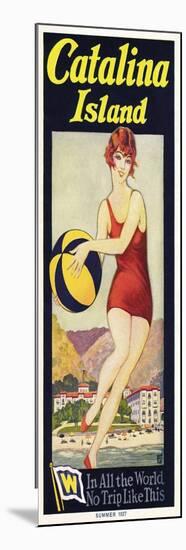 Catalina, Beach Ball, 1927-null-Mounted Art Print