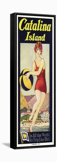 Catalina, Beach Ball, 1927-null-Framed Stretched Canvas