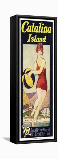 Catalina, Beach Ball, 1927-null-Framed Stretched Canvas