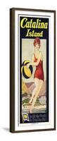 Catalina, Beach Ball, 1927-null-Framed Premium Giclee Print