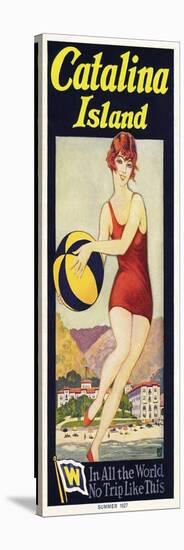Catalina, Beach Ball, 1927-null-Stretched Canvas