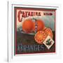 Catalina Brand - California - Citrus Crate Label-Lantern Press-Framed Art Print