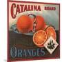 Catalina Brand - California - Citrus Crate Label-Lantern Press-Mounted Art Print