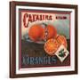 Catalina Brand - California - Citrus Crate Label-Lantern Press-Framed Art Print