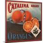 Catalina Brand - California - Citrus Crate Label-Lantern Press-Mounted Art Print